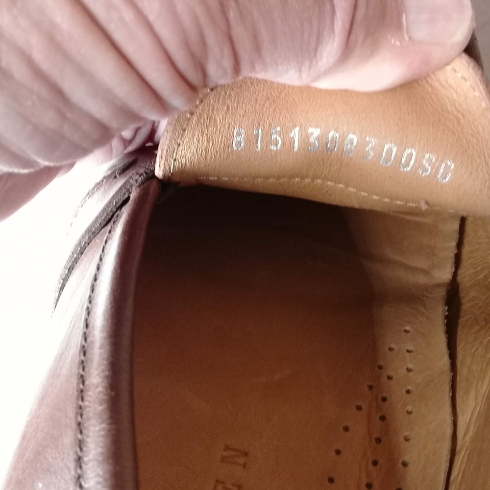 Ralph Lauren Brown Leather Classic Vintage Driving Slip On Italian Loafer Sz 8 - Picture 9 of 9